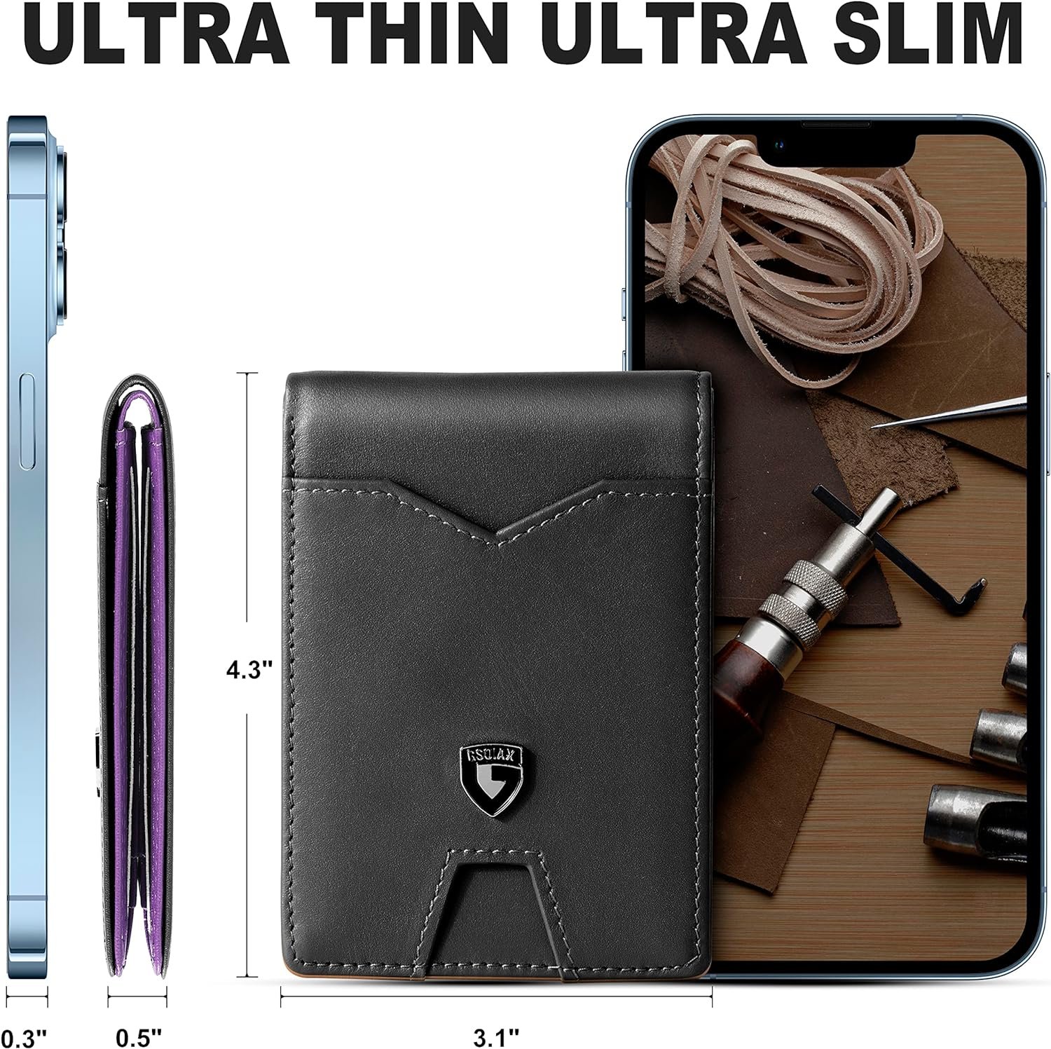 GSOIAX Mens Slim Wallet Review