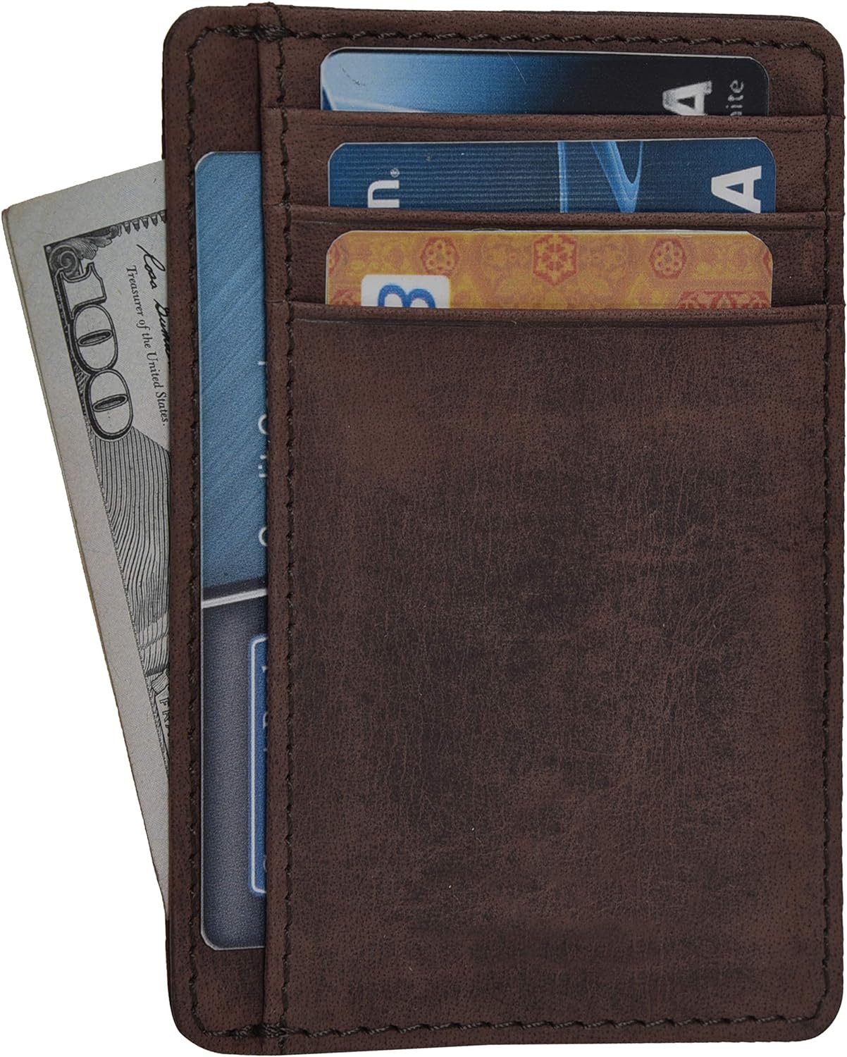 Real Leather Slim Wallet Review