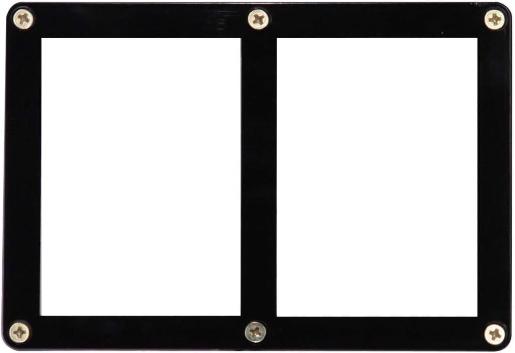 Ultra Pro 2-Card Black Frame Screwdown Holder